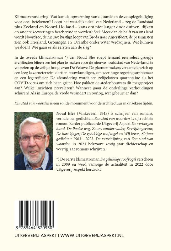 Achterkant van Een stad van woorden