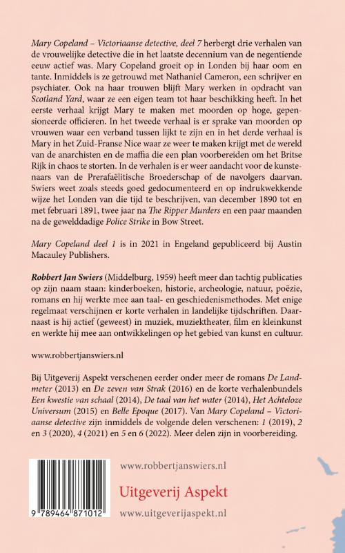Achterkant van Mary Copeland