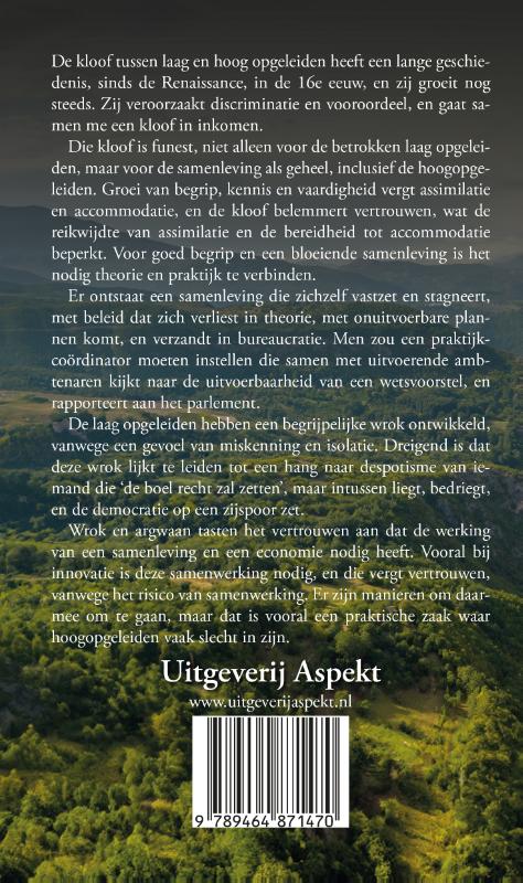 Achterkant van Hoe de kloof tussen hoog en laag opgeleid ontstond