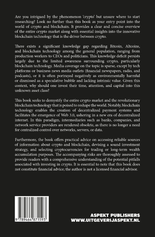 Achterkant van The Crypto handbook