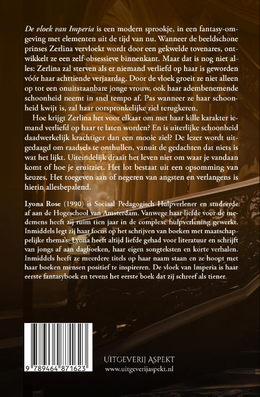 Achterkant van De vloek van Imperia