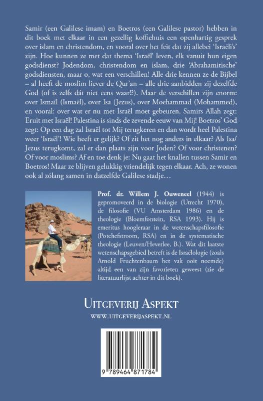 Achterkant van Imam en Pastor over Israël