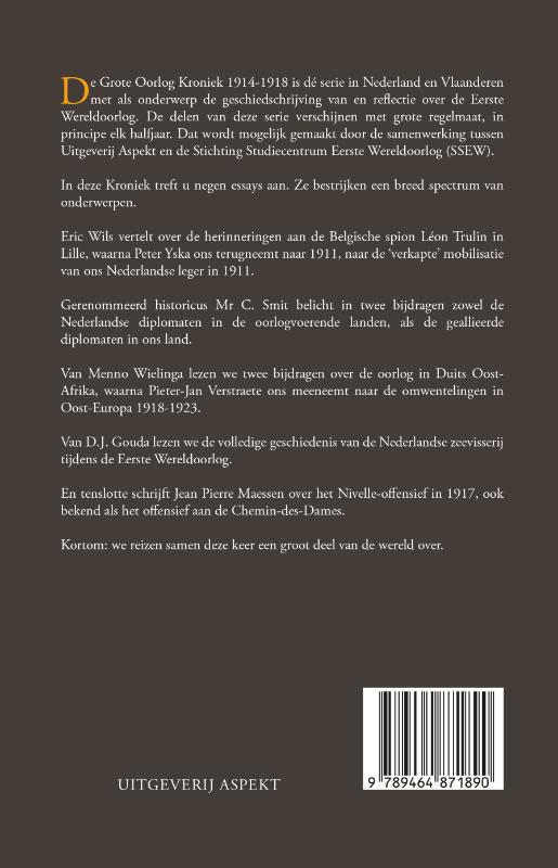 Achterkant van De Grote Oorlog | kroniek 1914 - 1918