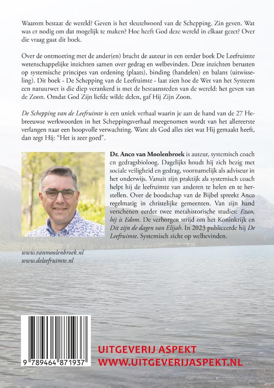 Achterkant van De schepping van de Leefruimte