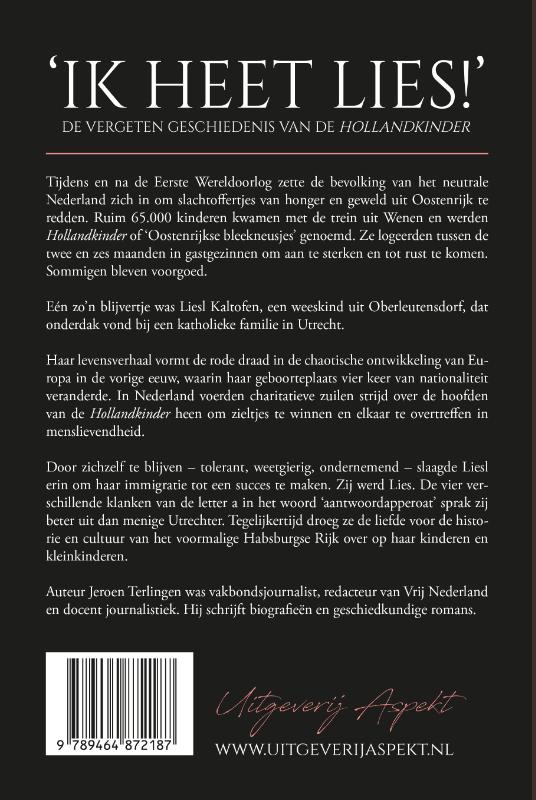 Achterkant van ‘Ik heet Lies!’