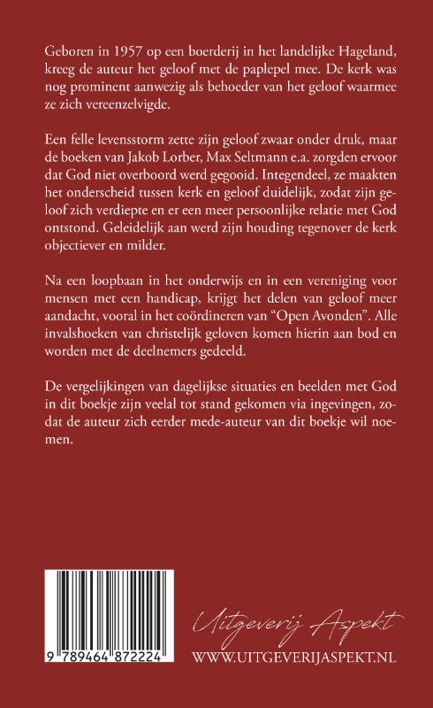 Achterkant van Hij in mij