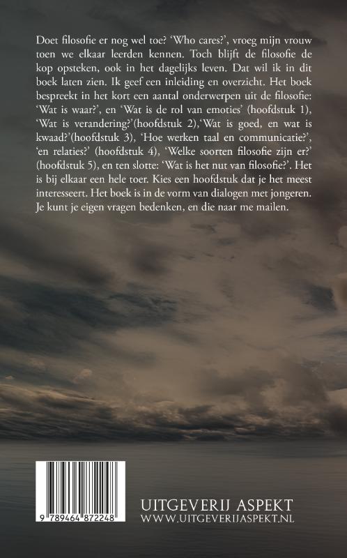 Achterkant van Wat is filosofie?