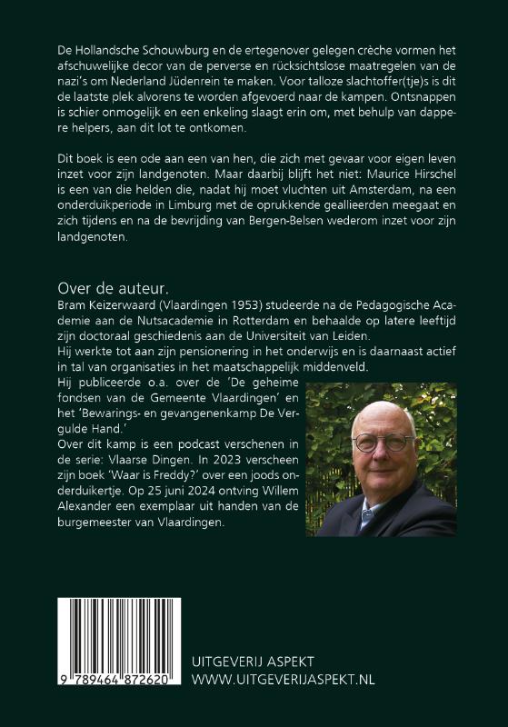 Achterkant van Maurice Hirschel