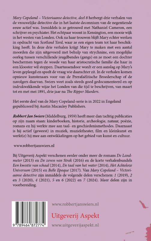 Achterkant van Mary Copeland