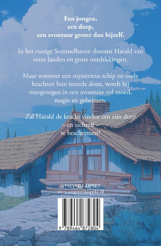 Achterkant van Harald