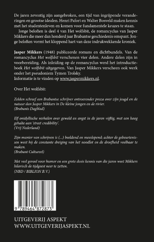 Achterkant van Jonge Beloften 1970-1980