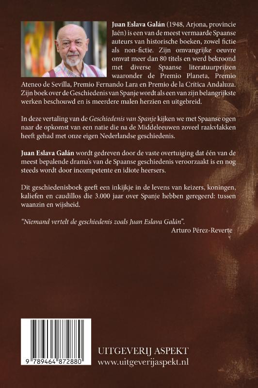 Achterkant van Geschiedenis van Spanje