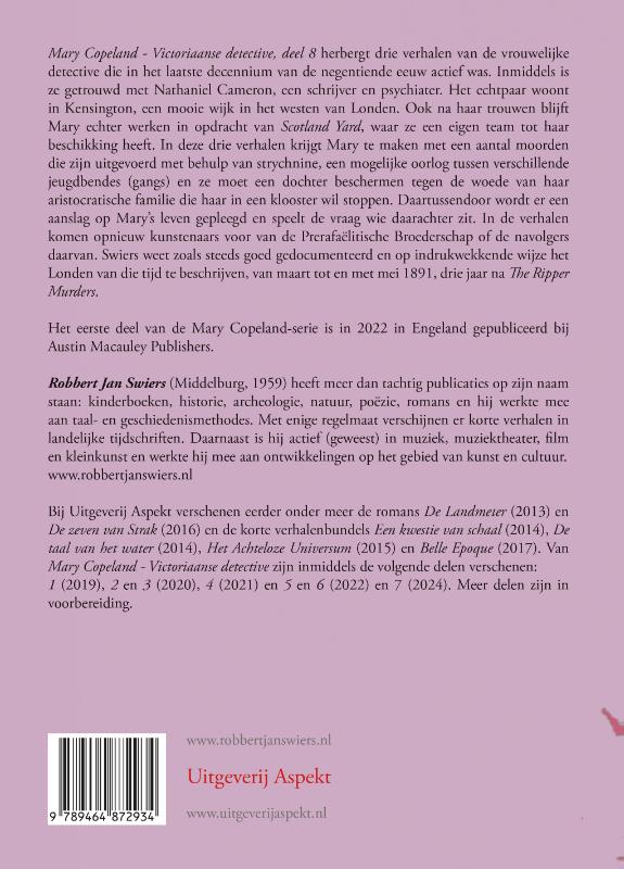 Achterkant van Mary Copeland