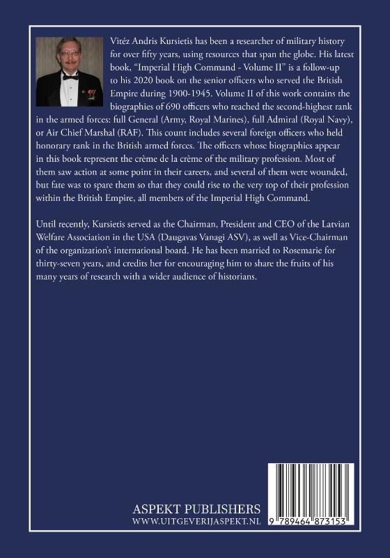 Achterkant van Volume II