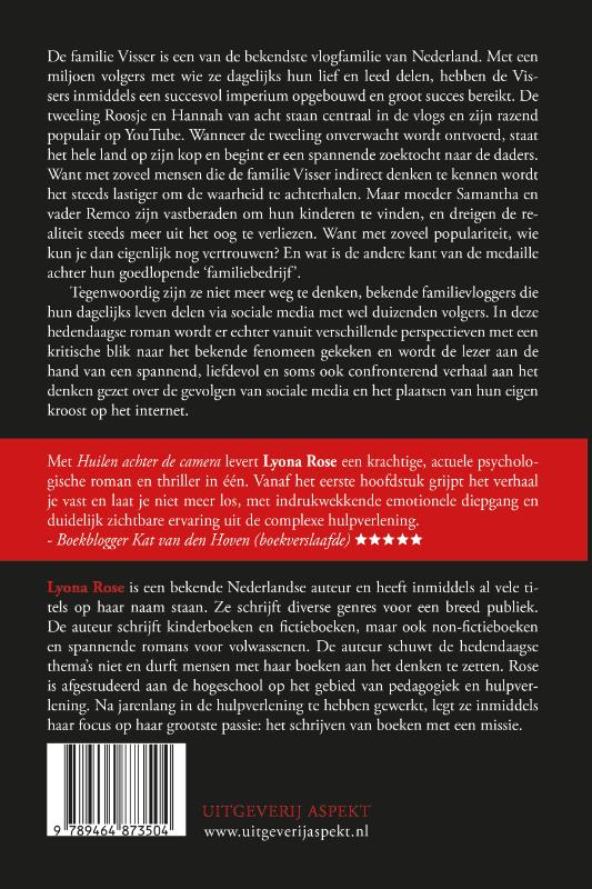 Achterkant van Huilen achter de camera