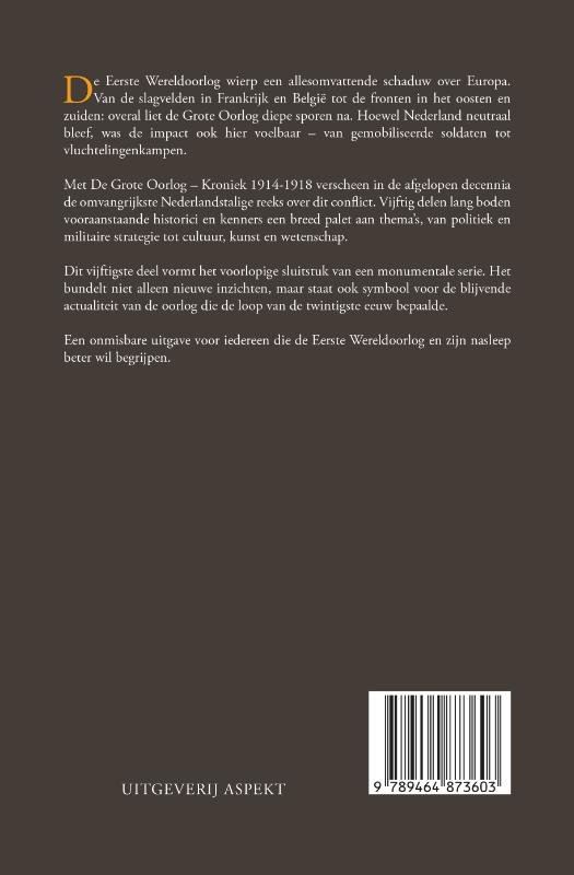 Achterkant van De Grote Oorlog, kroniek 1914-1918