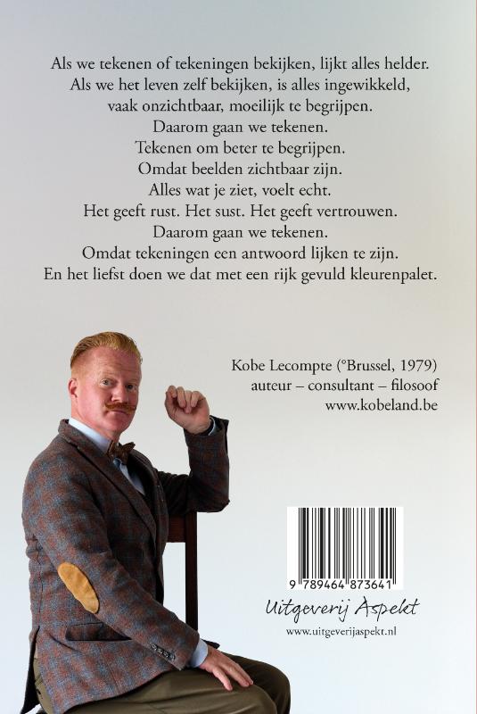 Achterkant van Het leven is een tekening