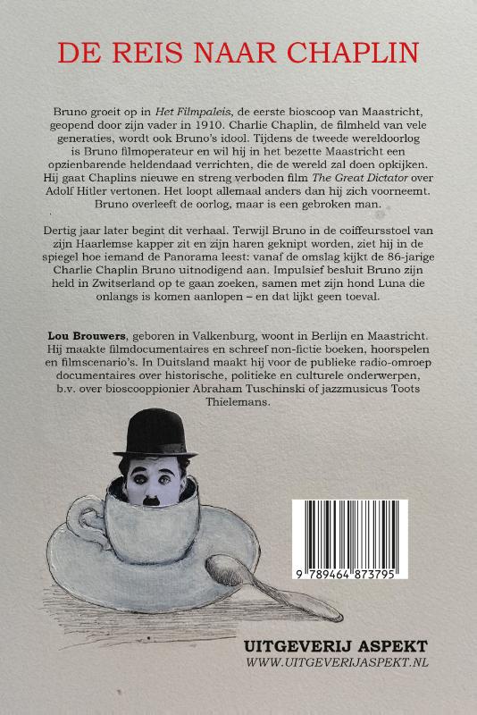 Achterkant van De reis naar Chaplin