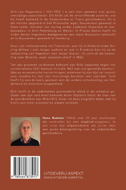 Achterkant van Dirk van Hogendorp