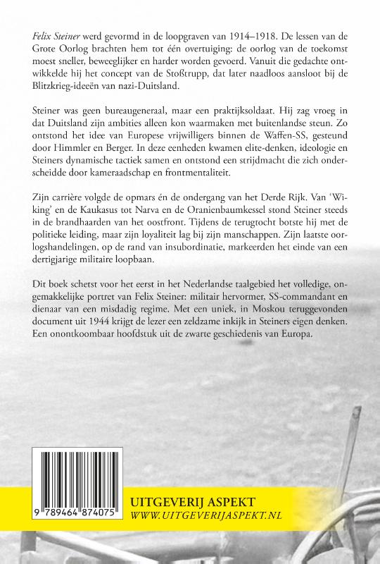 Achterkant van Felix Steiner