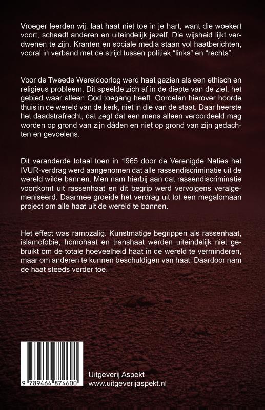 Achterkant van Het Mondiale Haatcircus