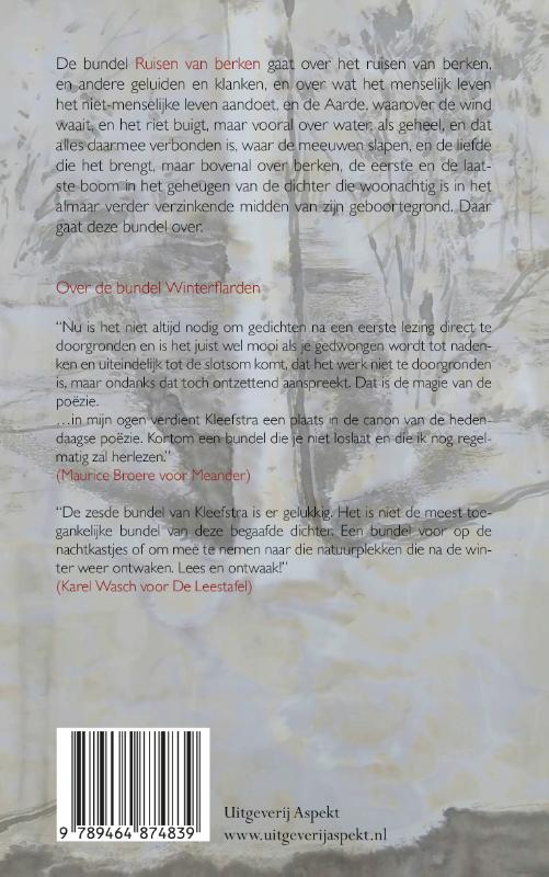 Achterkant van Ruisen van berken