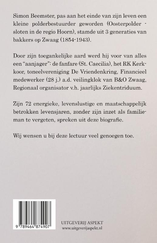Achterkant van De Honderdman: biografie van mijn vader