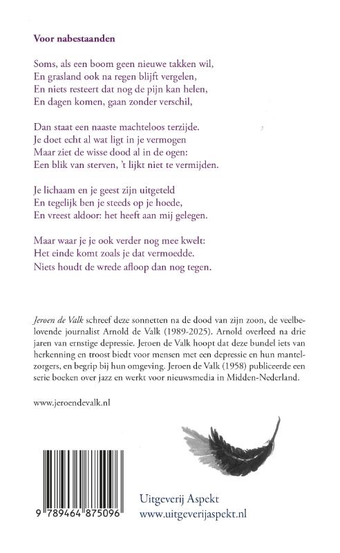 Achterkant van Dagen zonder licht