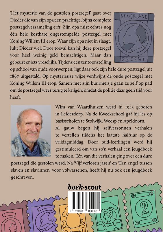 Achterkant van Het mysterie van de gestolen postzegel