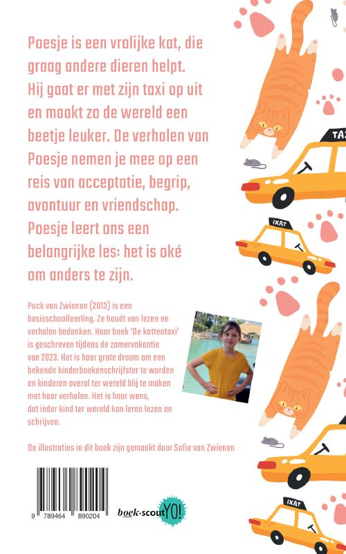 Achterkant van De Kattentaxi