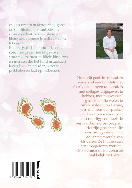 Achterkant van Voetstappen in fantasieland