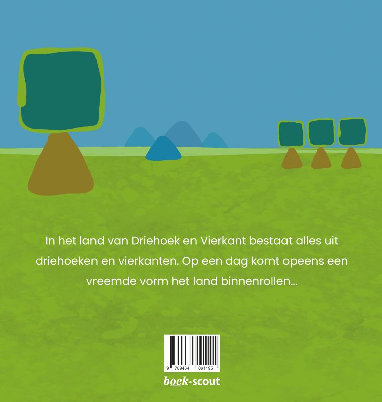 Achterkant van Het land van Driehoek en Vierkant