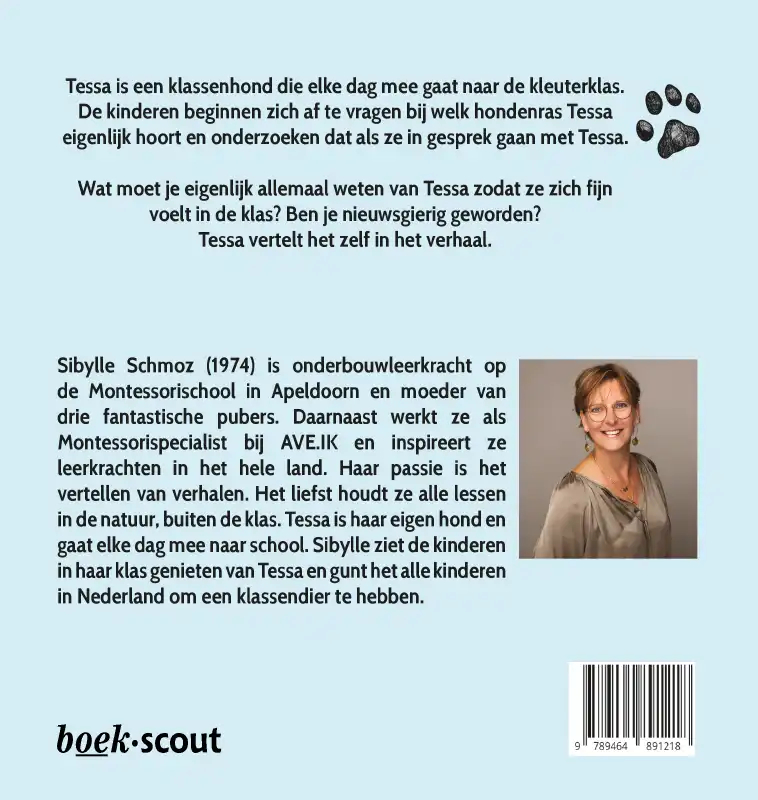 Achterkant van Tessa