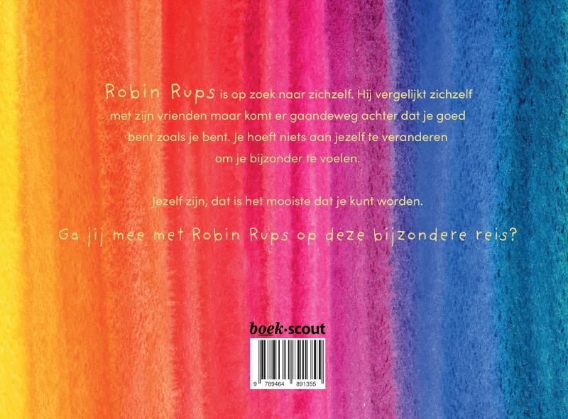 Achterkant van Robin Rups