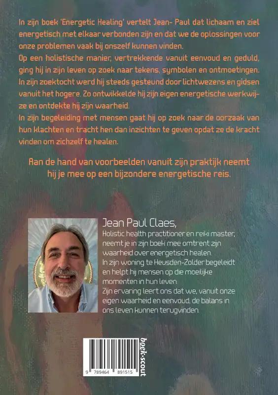 Achterkant van Energetic Healing