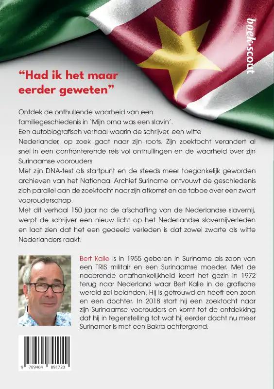 Achterkant van Mijn oma was een slavin