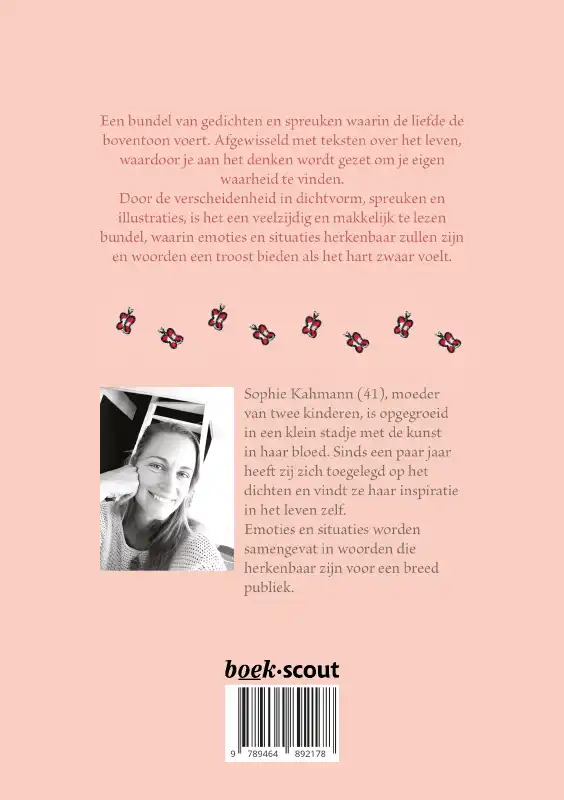 Achterkant van Al mijn liefde in woorden