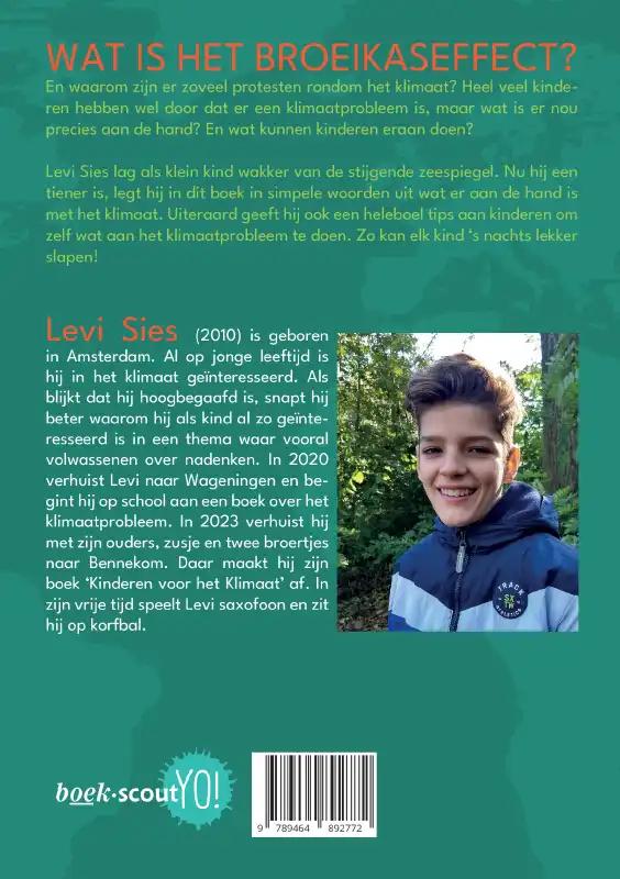 Achterkant van Kinderen voor het klimaat