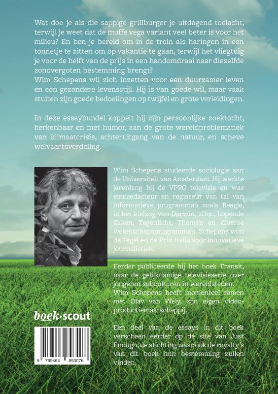 Achterkant van Leven met een trui aan