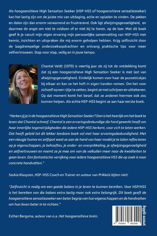 Achterkant van De hoogsensitieve sensatiezoeker is zo gek nog niet