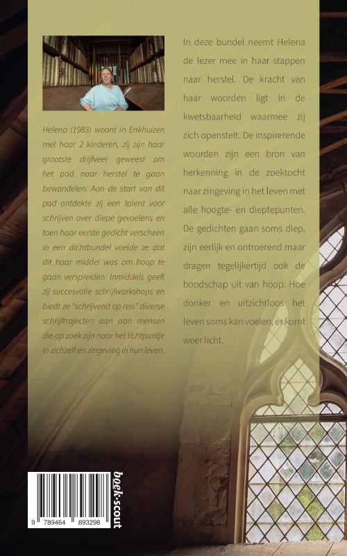 Achterkant van Alleen zijn met wie ik ben