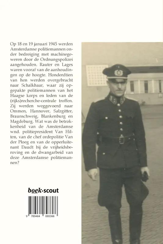 Achterkant van Op last Bezettingsoverheid aangehouden en naar elders vervoerd