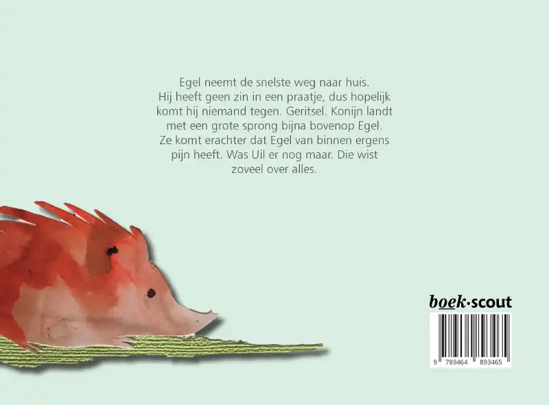 Achterkant van Egel mist Uil