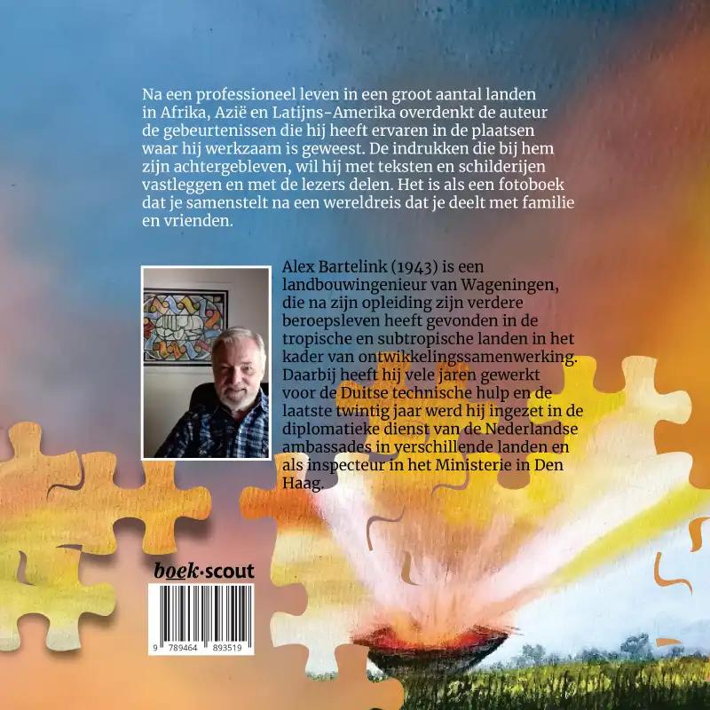 Achterkant van Stukjes van mijn herinneringen