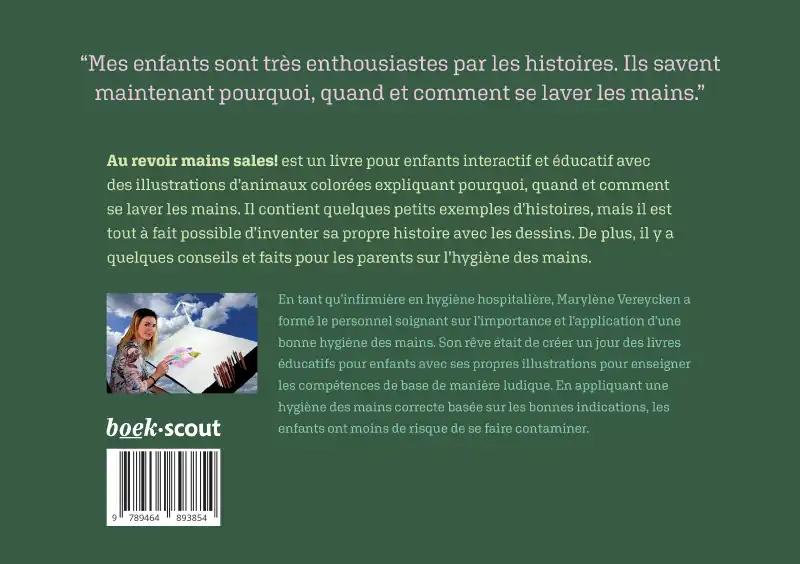 Achterkant van Au revoir mains sales!