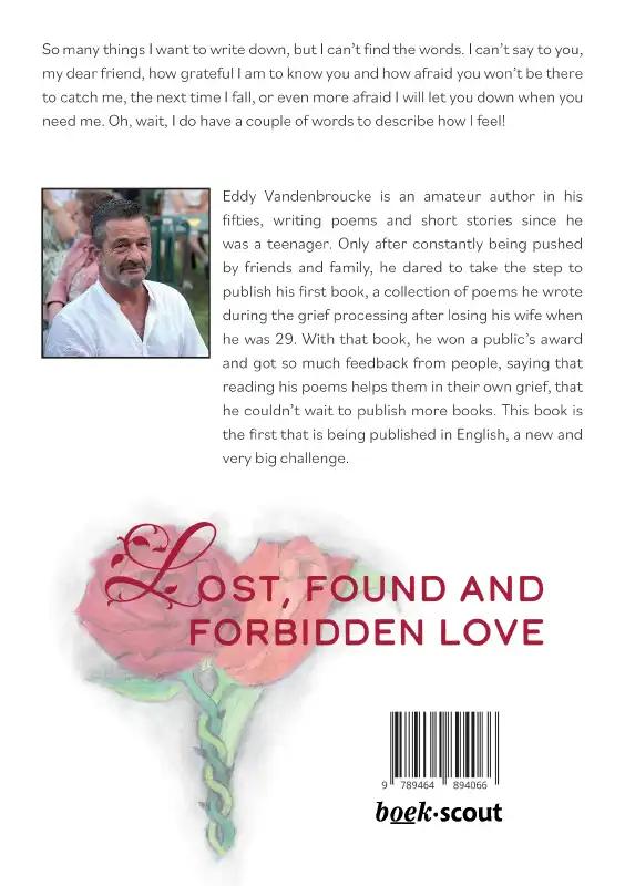Achterkant van Lost, found and forbidden love
