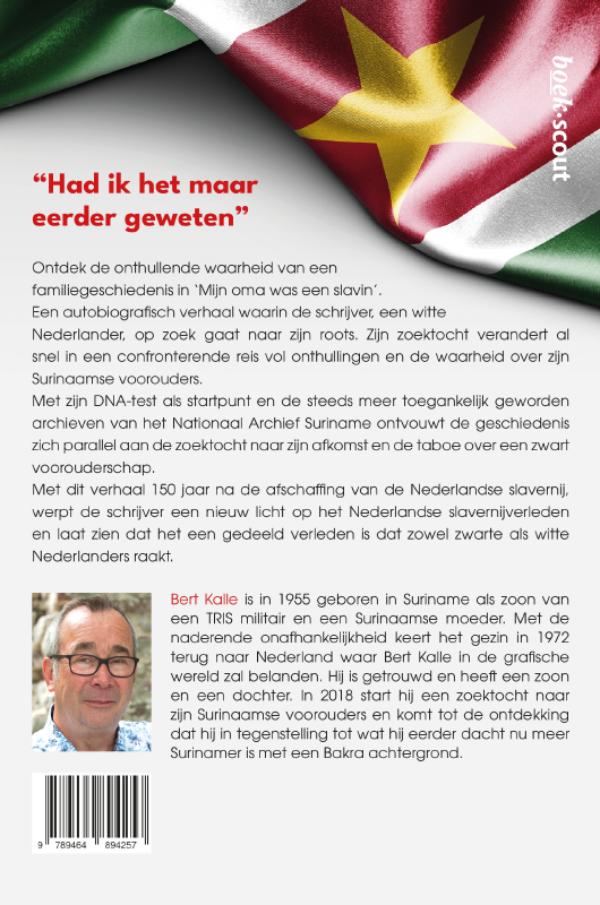 Achterkant van Mijn oma was een slavin