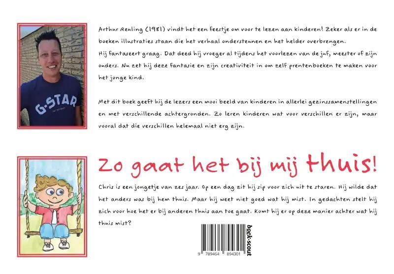 Achterkant van Zo gaat het bij mij thuis!