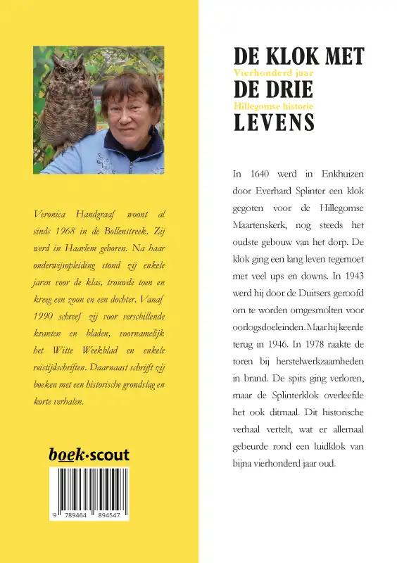 Achterkant van De klok met de drie levens