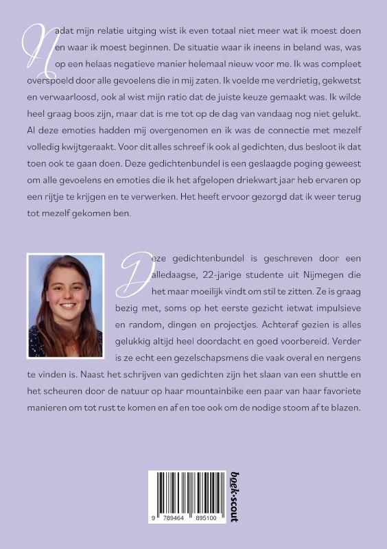 Achterkant van Liefhebben is net als het maken van een puzzel